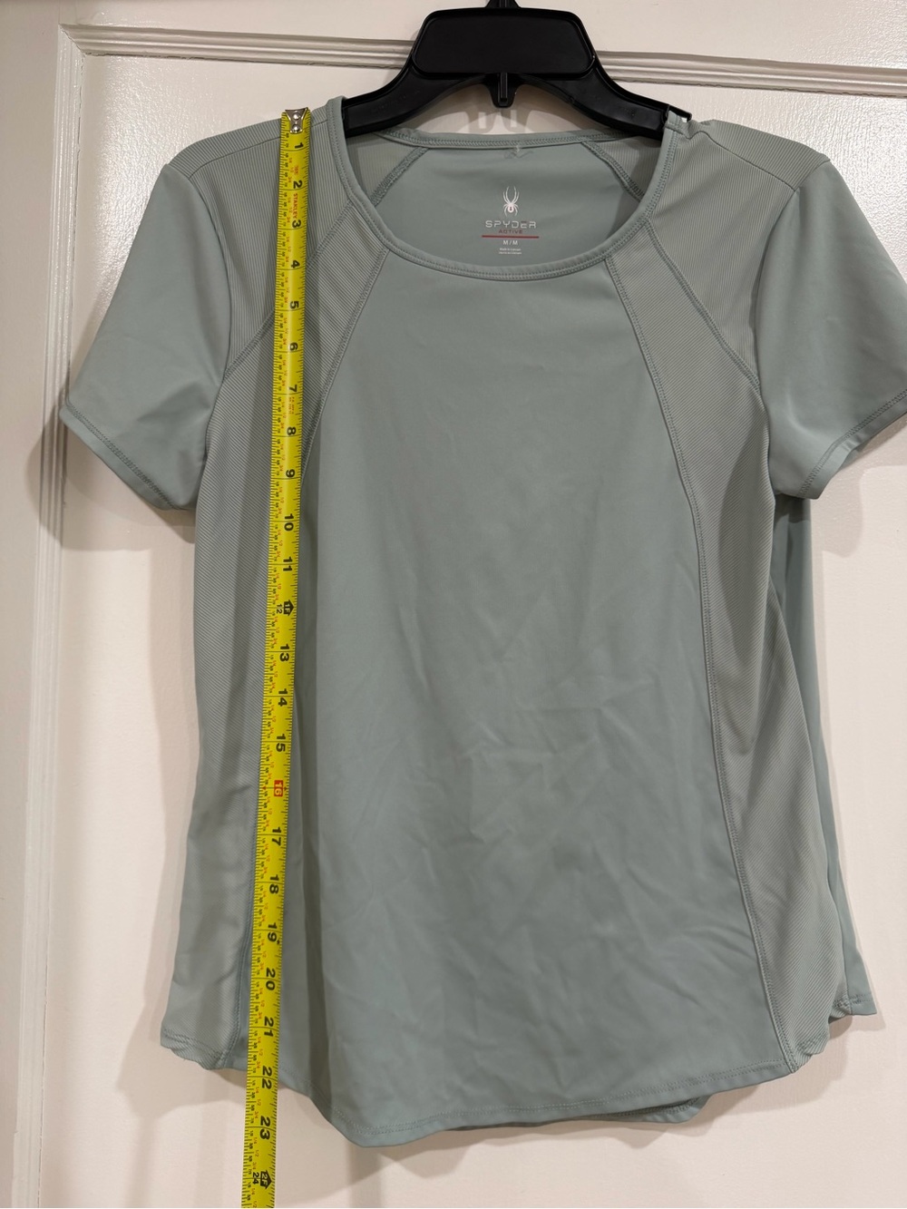 Spyder Light Sage Green Short Sleeve Performance Tee - Picture 4 of 6